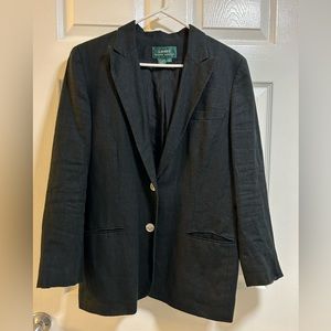 Lauren by Ralph Lauren Linen Blazer